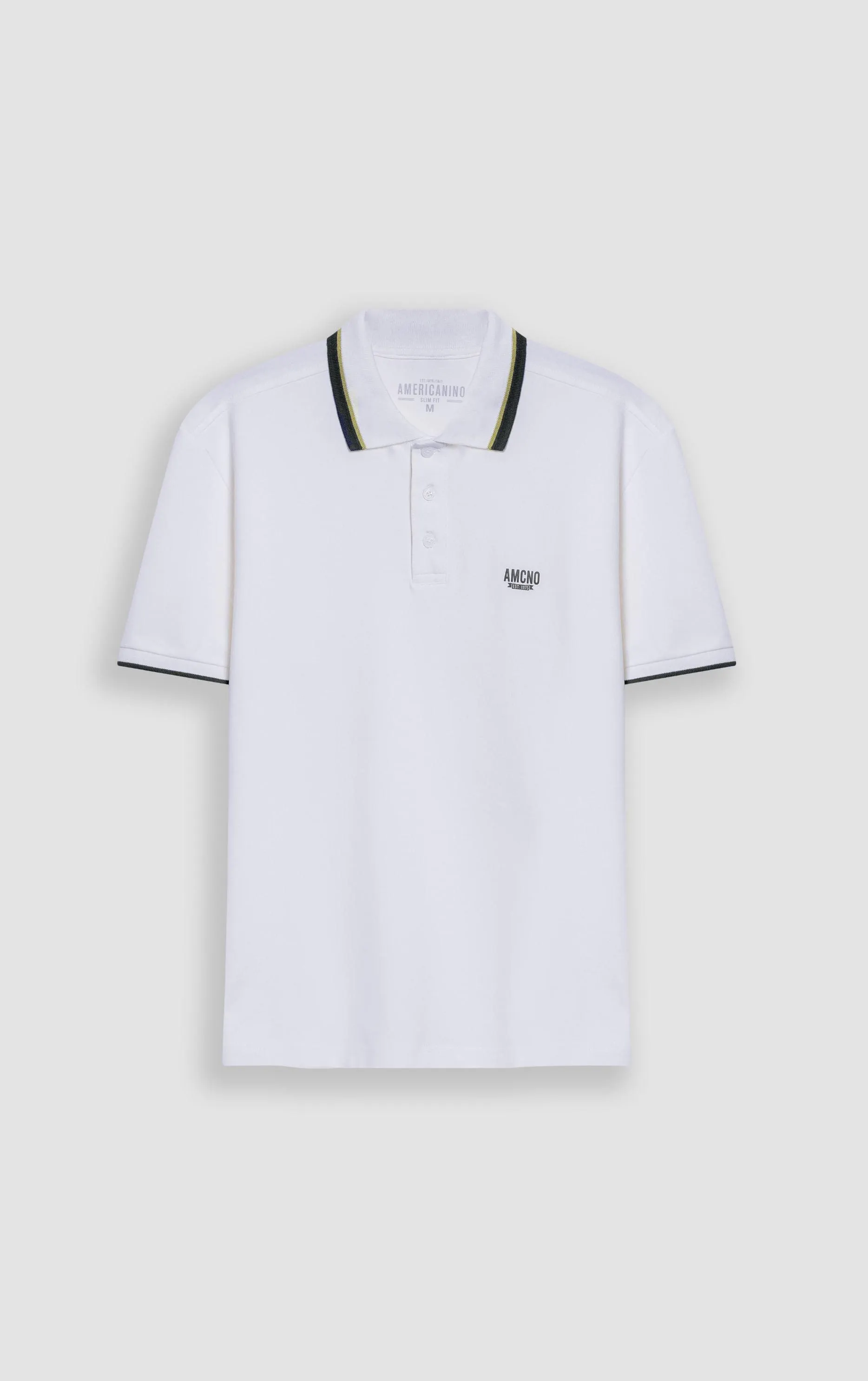 Polo Slim con bordado para hombre