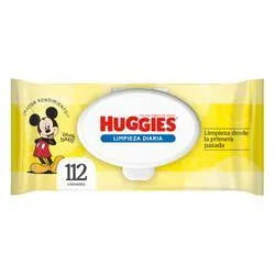 Toallas Húmedas Huggies Limpieza Diaria 112 un.