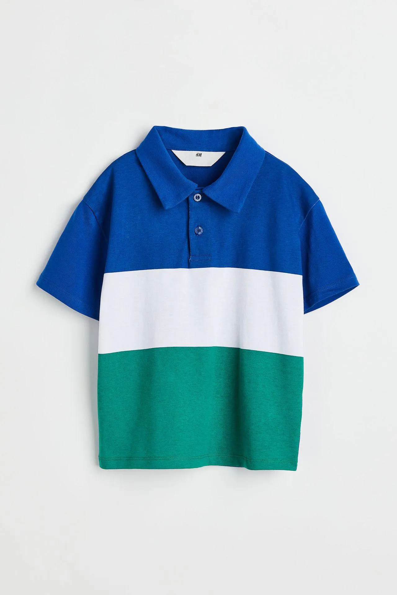 Polera polo de algodón