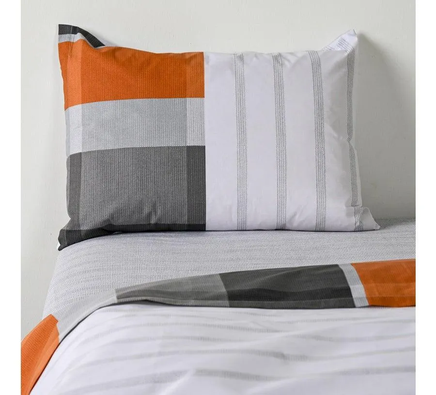 Sábanas 1.5 Plazas 144 Hilos Franjas Terra