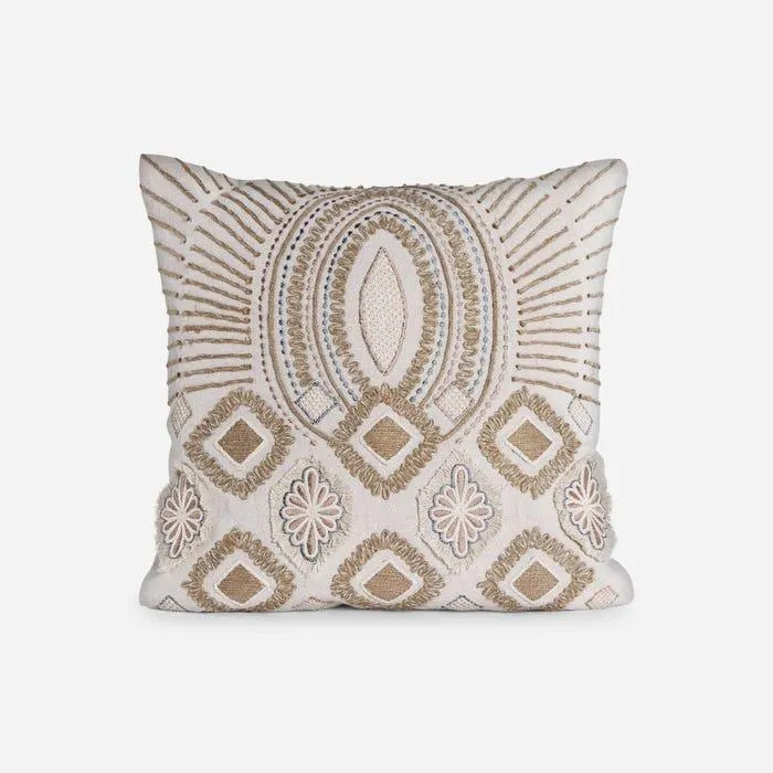 Funda de Cojín Bordado Mundi Gold 50 x 50 cm