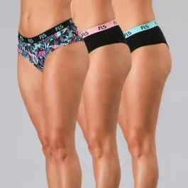 Pack 3X Pantaleta Algodon Fls 25587 Surtido 1