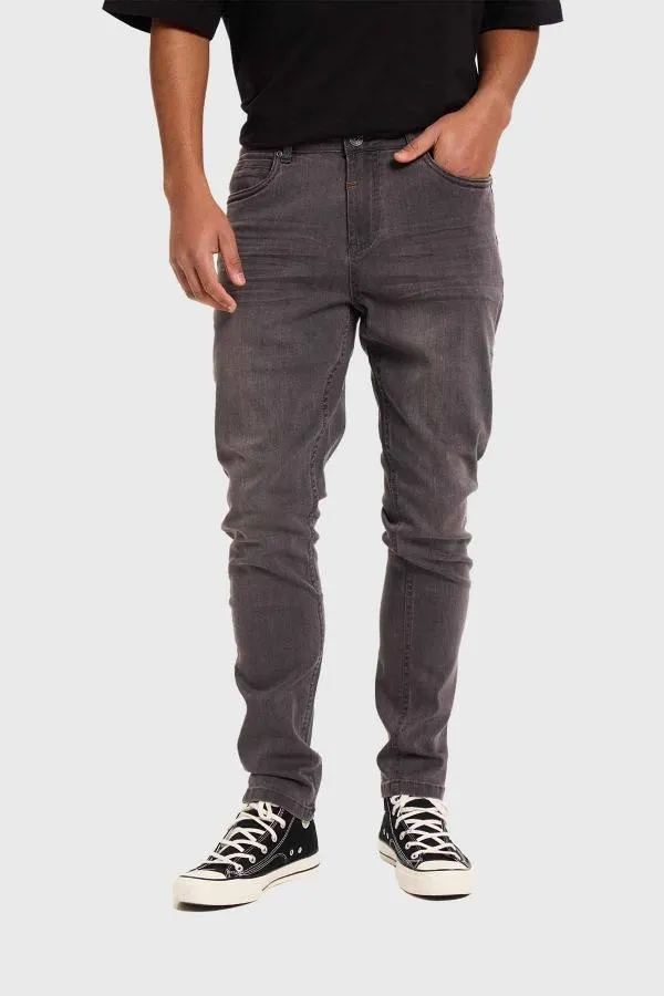 Jeans hombre skinny 101 gris oscuro fsp ii