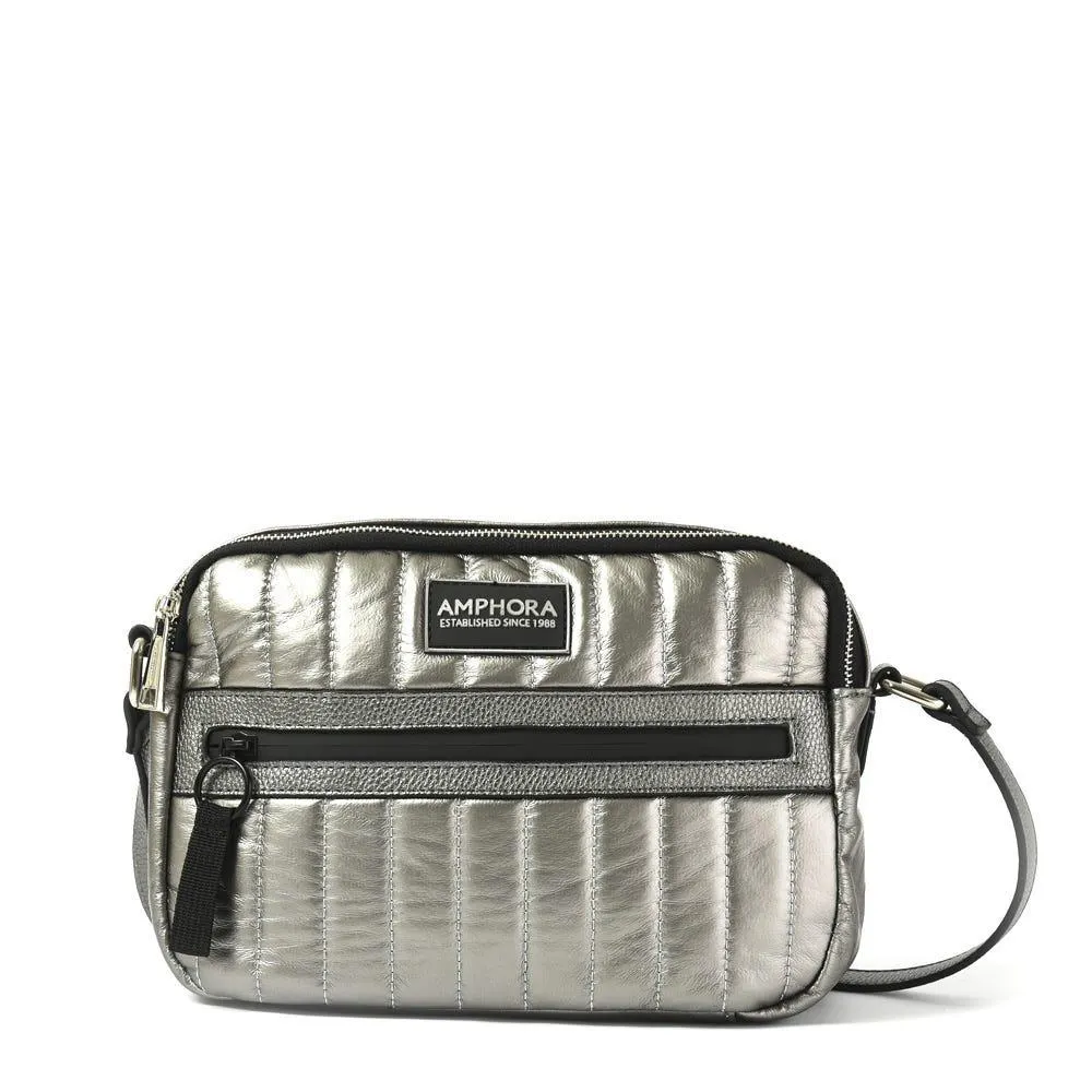 Fisy cartera bandolera plateado