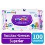 Toallas Húmedas Emubaby 100 un.