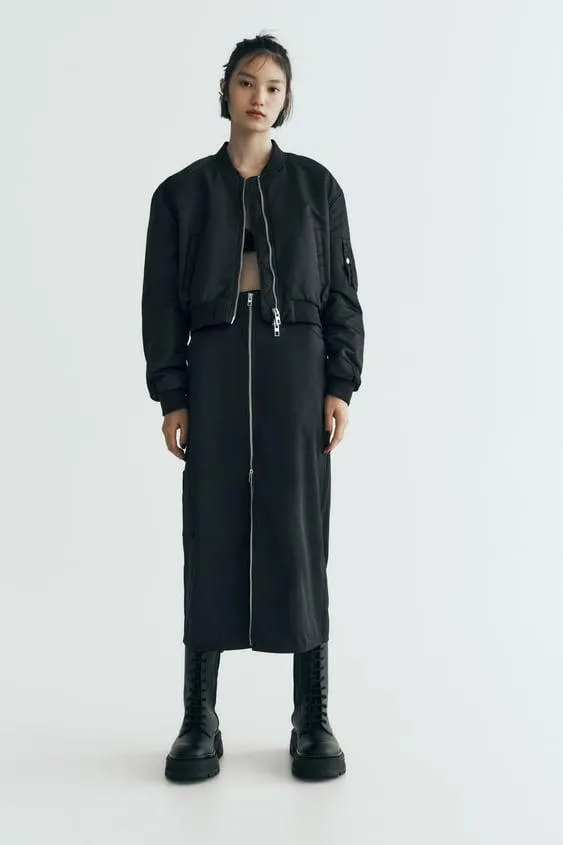 FALDA NYLON CREMALLERA