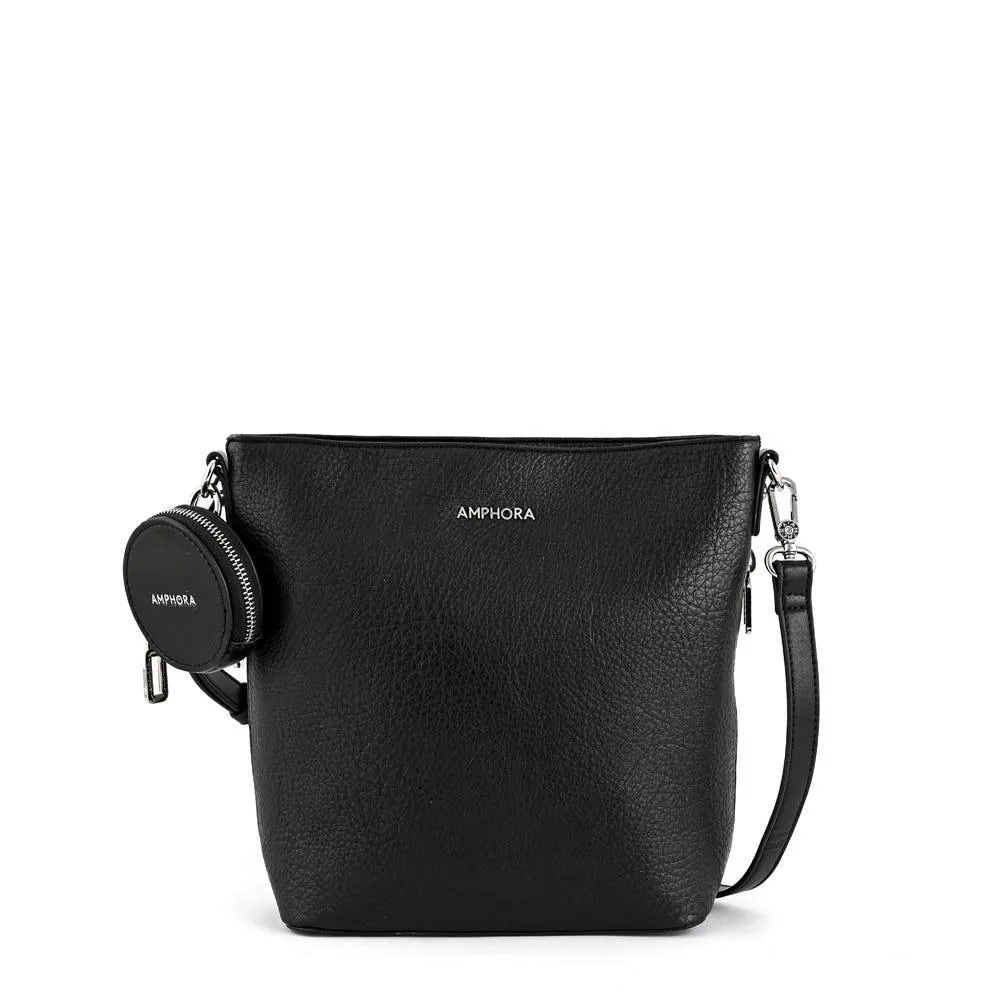 Cartera bandolera mediana garnier negro