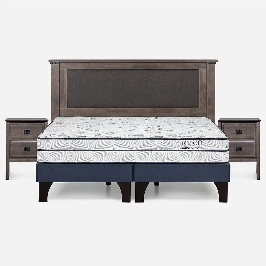 Cama Autonomy Sky King + Muebles New Ray