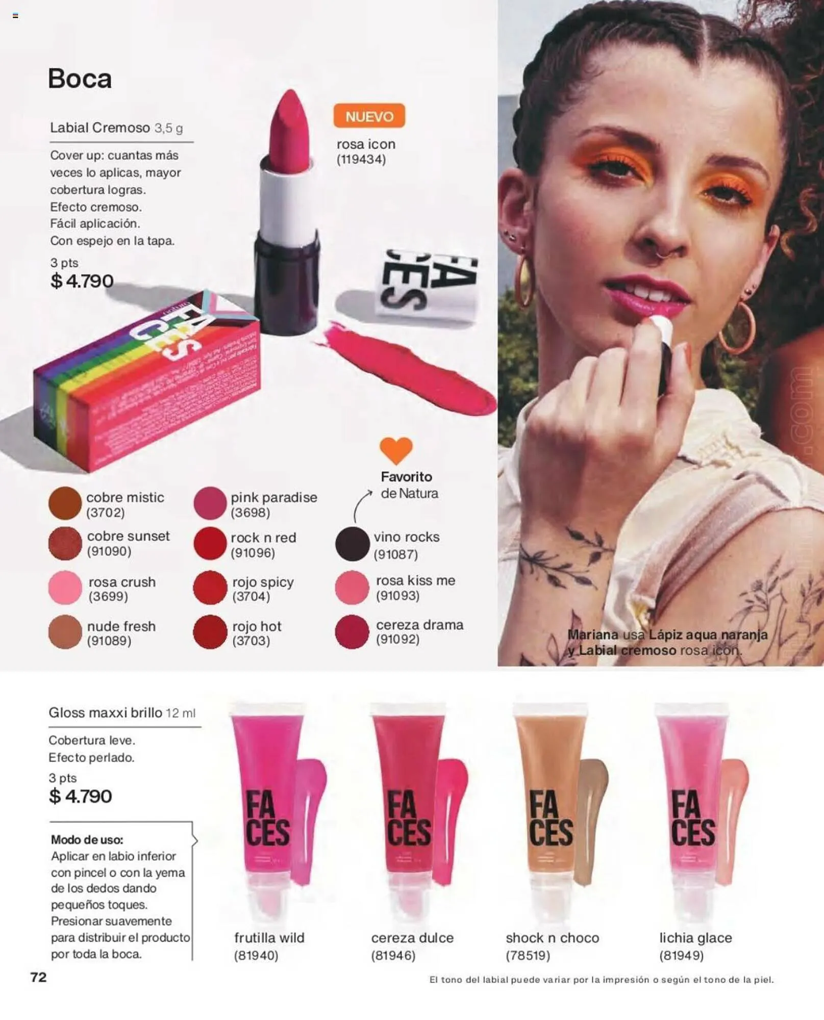 Catálogo de Catálogo Natura 1 de julio al 31 de octubre 2023 - Página 72