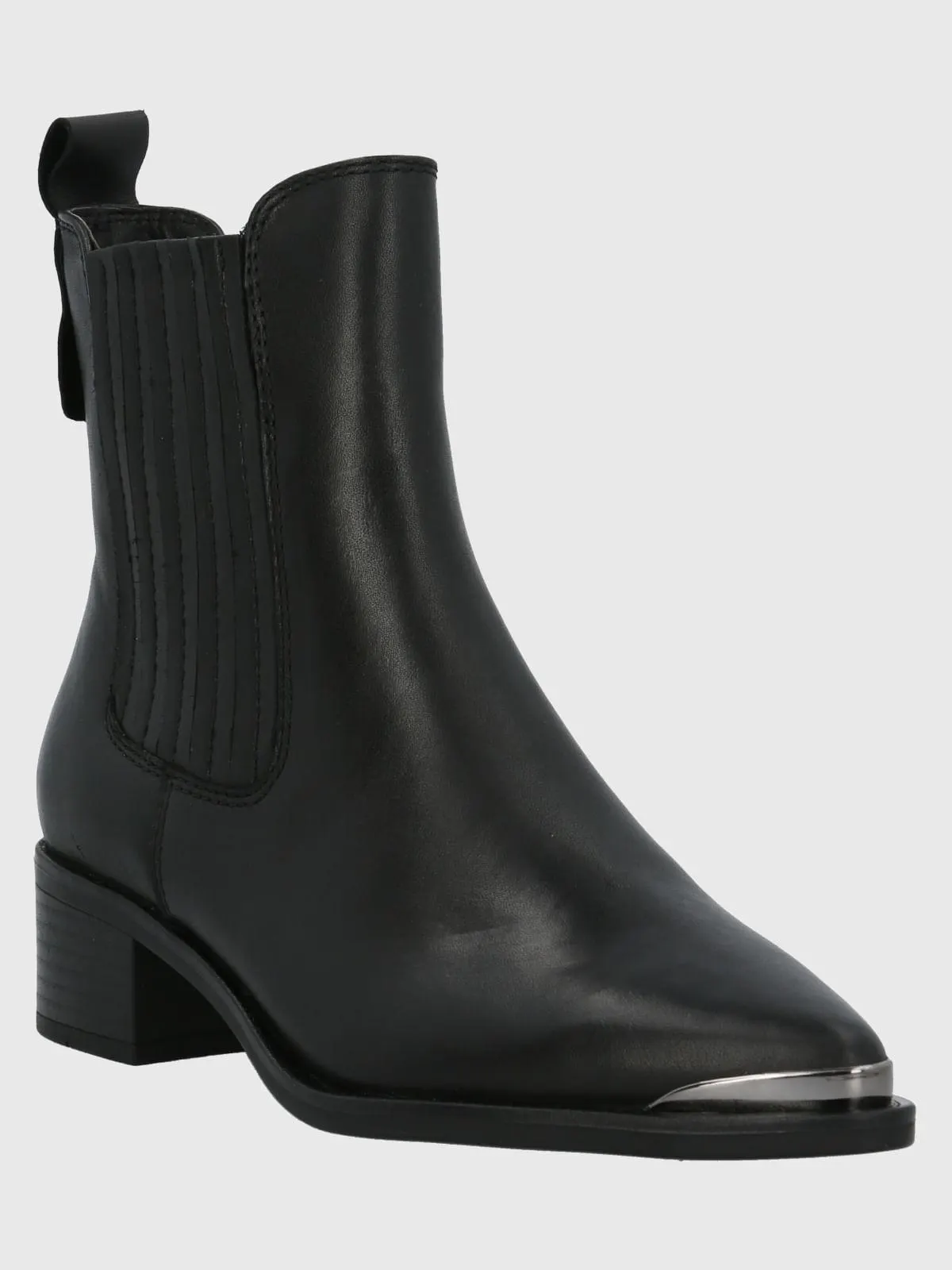 Botin Cuero Dorothea Negro Hush Puppies