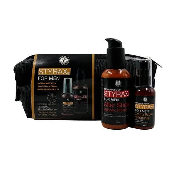 Pack Styrax after shave 135ml + cr.65ml + neceser 3un