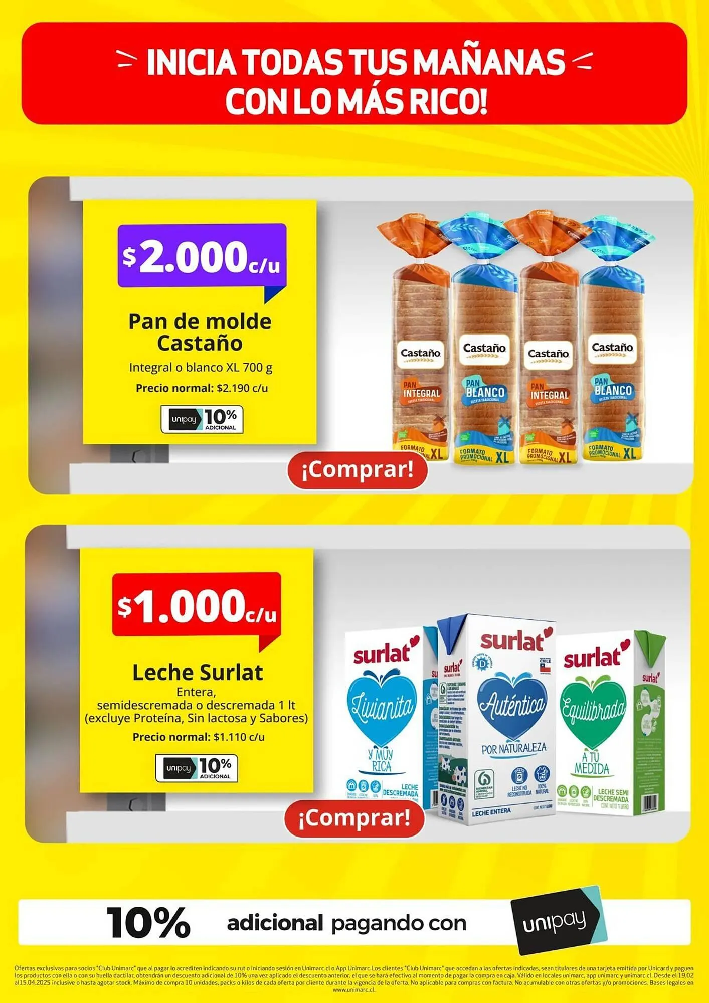 Catálogo de Catálogo Unimarc 6 de marzo al 15 de abril 2025 - Página 4