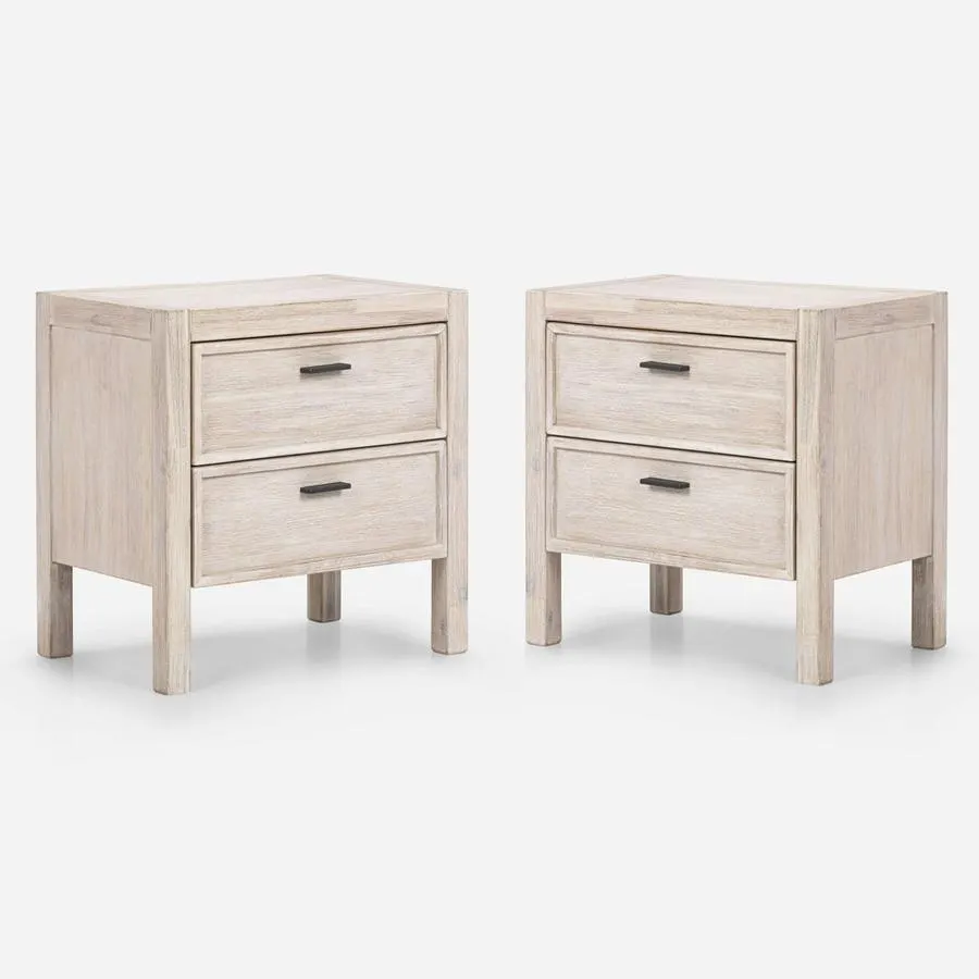 Set 2 Veladores Karsten Madera