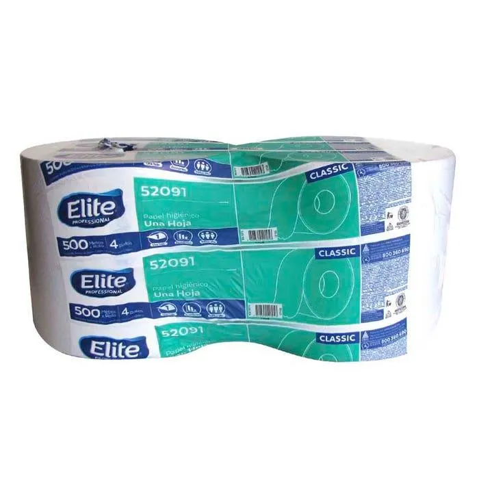PAPEL HIGIENICO ELITE JUMBO ECON. 500 MTS