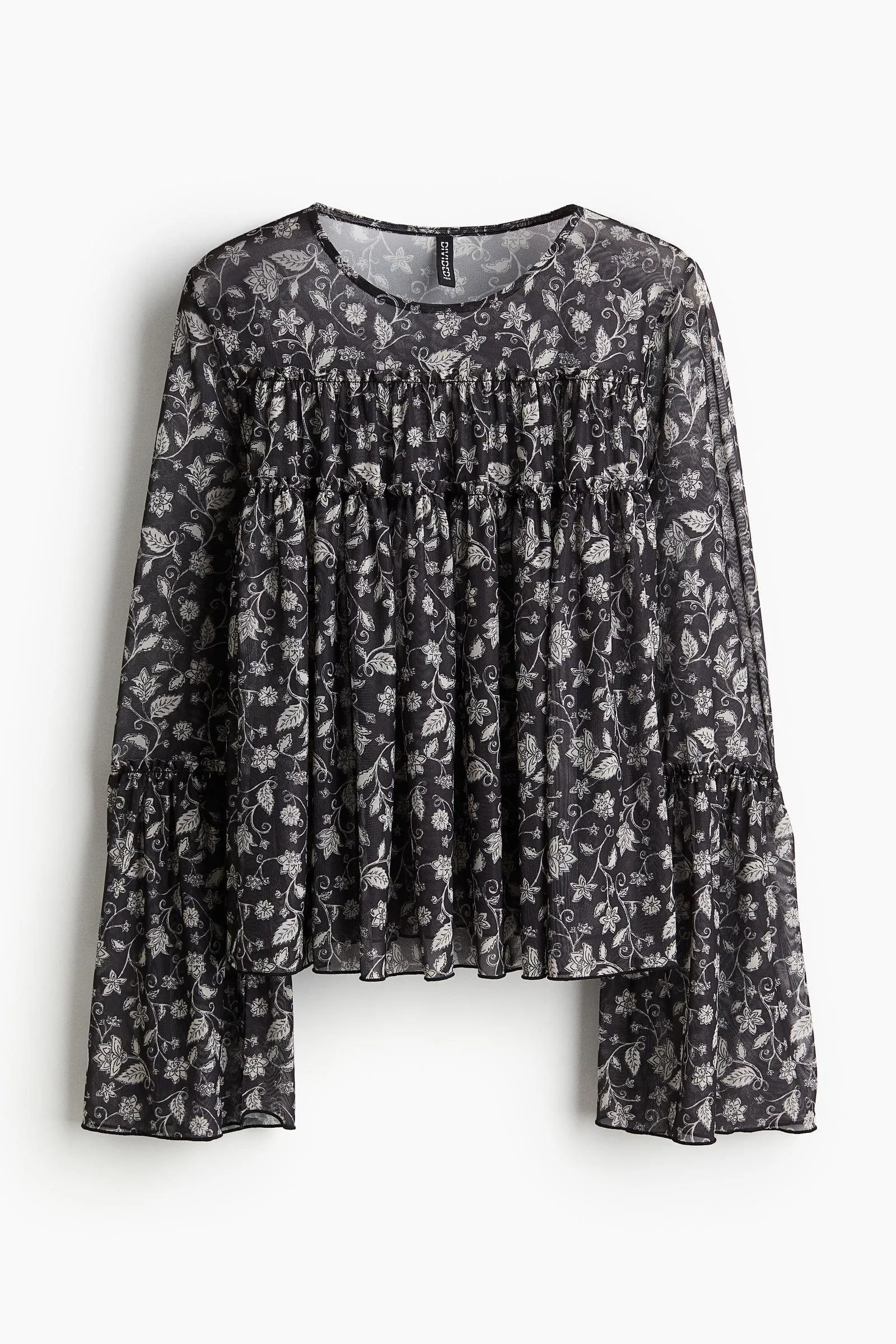 Top de malla capa sobre capa