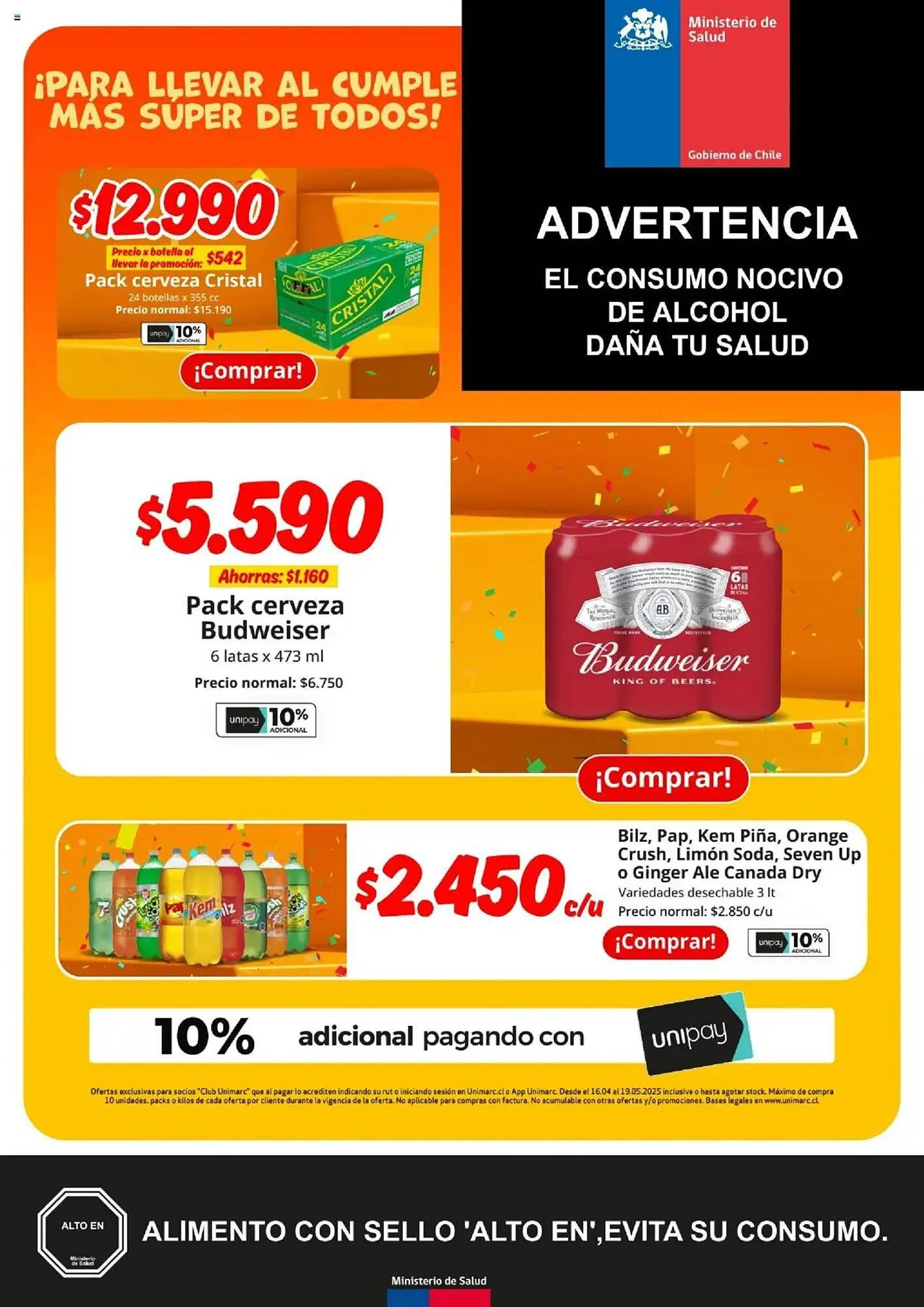 Catálogo de Catálogo Unimarc 16 de abril al 19 de mayo 2025 - Página 9