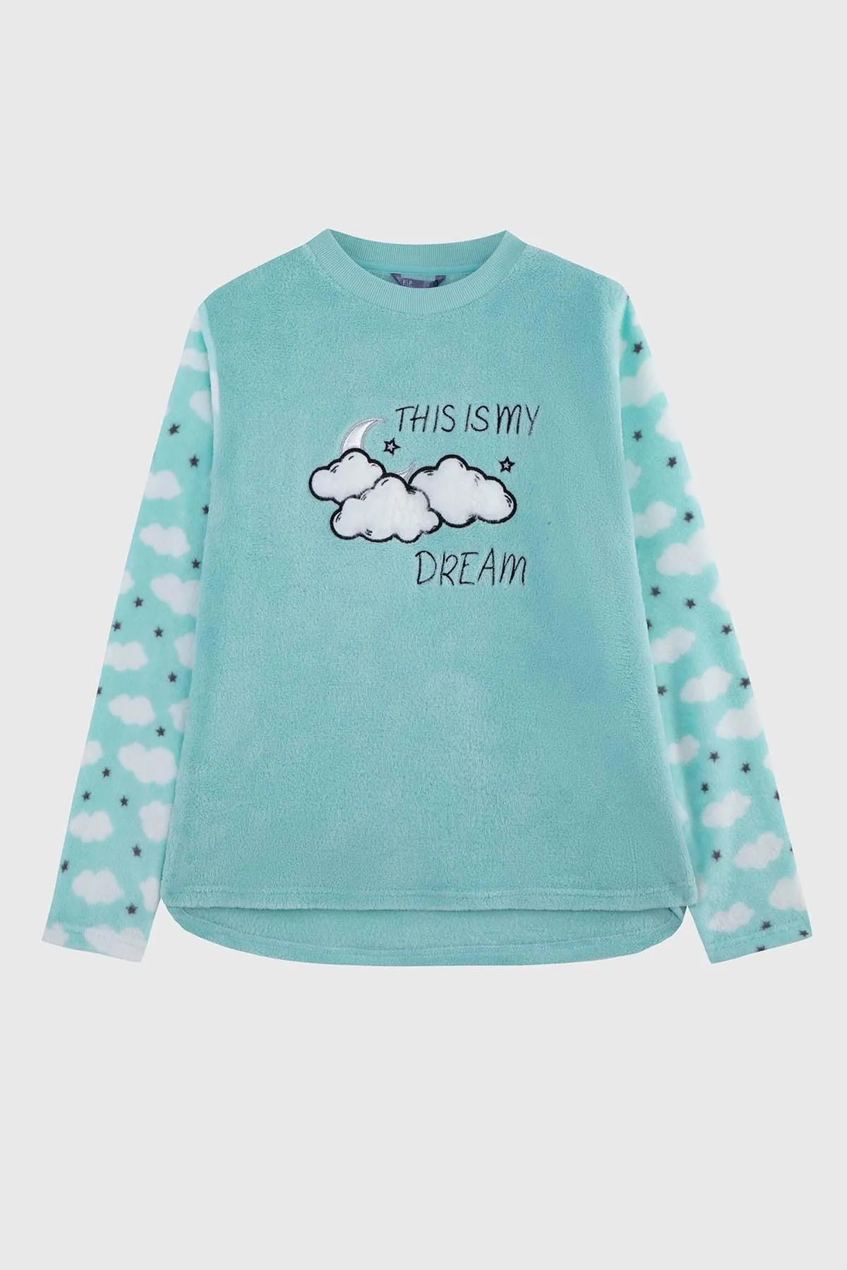 Pijama Mujer Polar Aqua