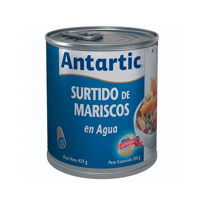 Surtido Antartic Mariscos Agua 425 Grs