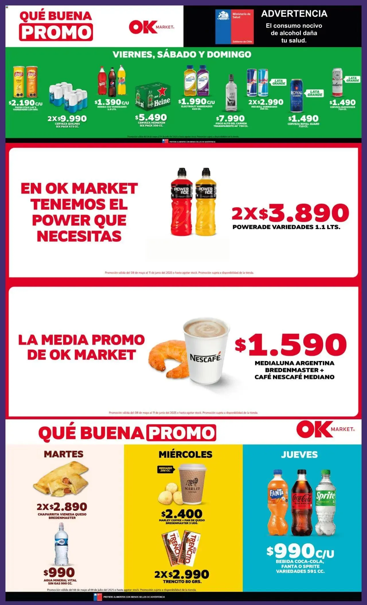 Catálogo de OK Market ofertas  8 de mayo al 11 de junio 2025 - Página 1