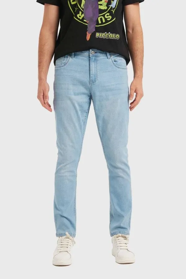Jeans hombre slim 701 azul claro