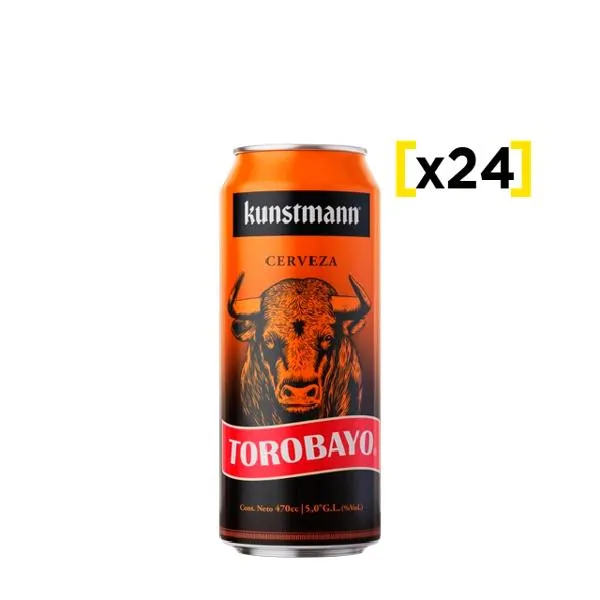 Cerveza Kunstmann Torobayo lata 470 CC x24 | Liquidos.cl
