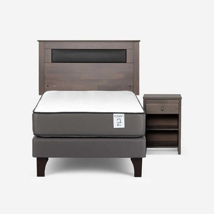 Cama New Style 2 Plus de 1 Plaza + Muebles Ferrara