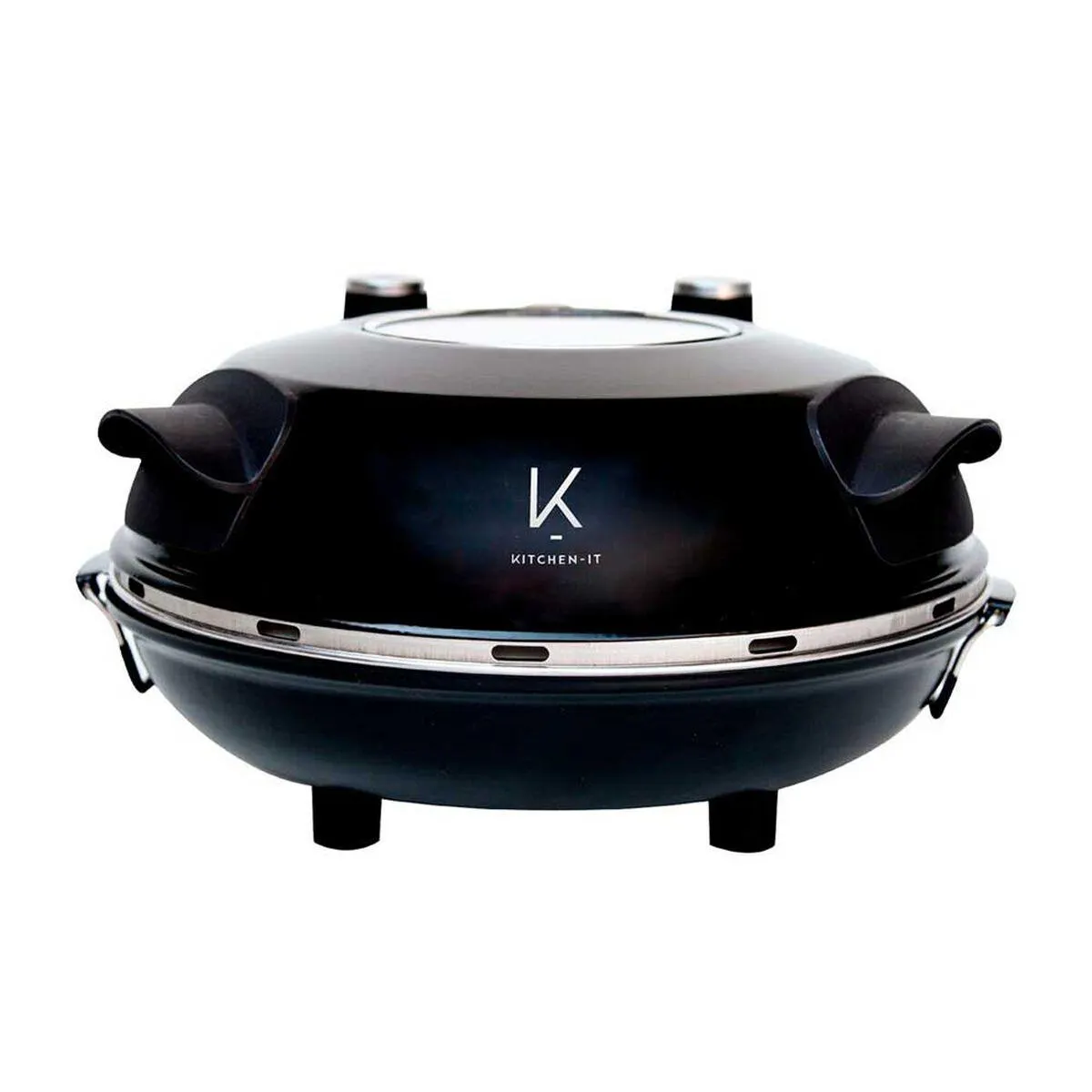 Horno de Pizza a la Piedra Kitchen-it Black Edition