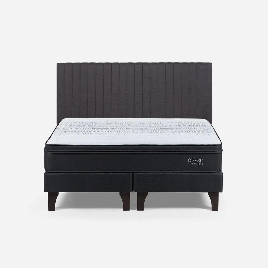 Cama Tempo de 2 Plazas + Respaldo Lucio