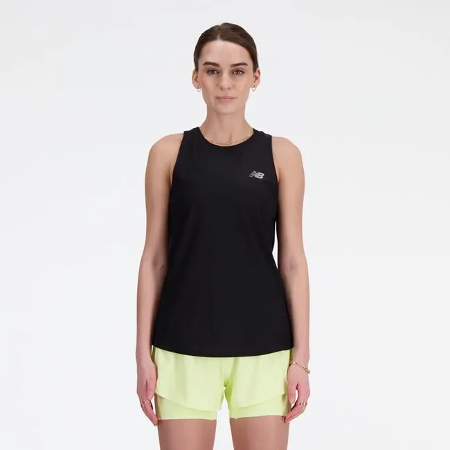 Polera Sin Mangas Running Mujer New Balance Jacquard Slim Tank