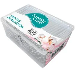 Varitas de Algodón Family Care 200 un.