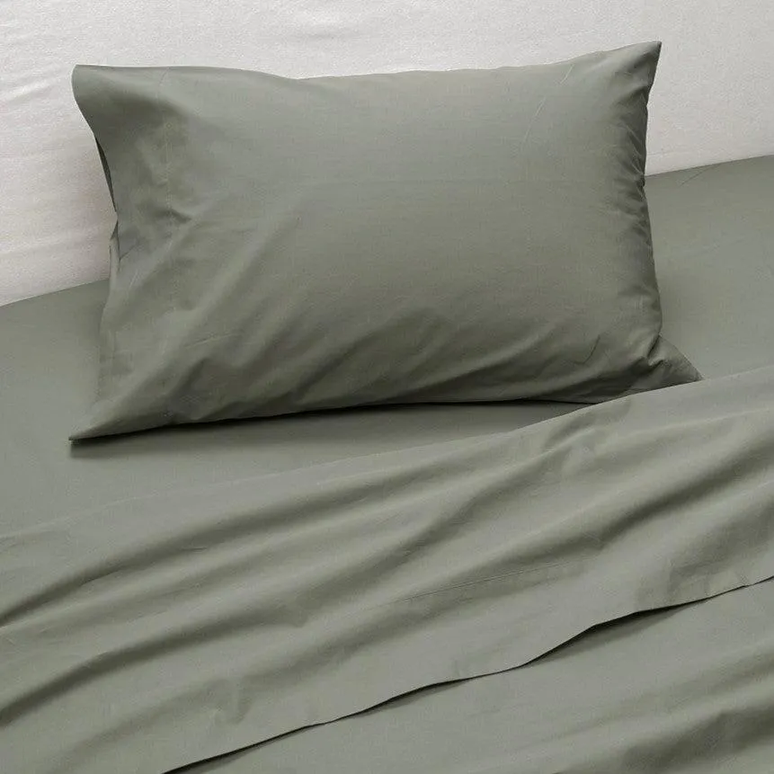 Sábana 400 Hilos Percale 1.5 Plazas Verde