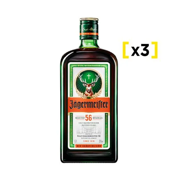 Jagermeister 700 CC x3 | Liquidos.cl