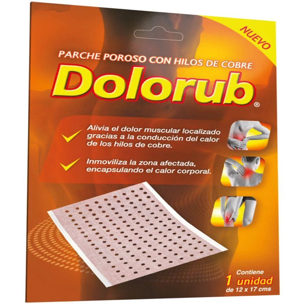 Dolorub Parche con Hilos de Cobre