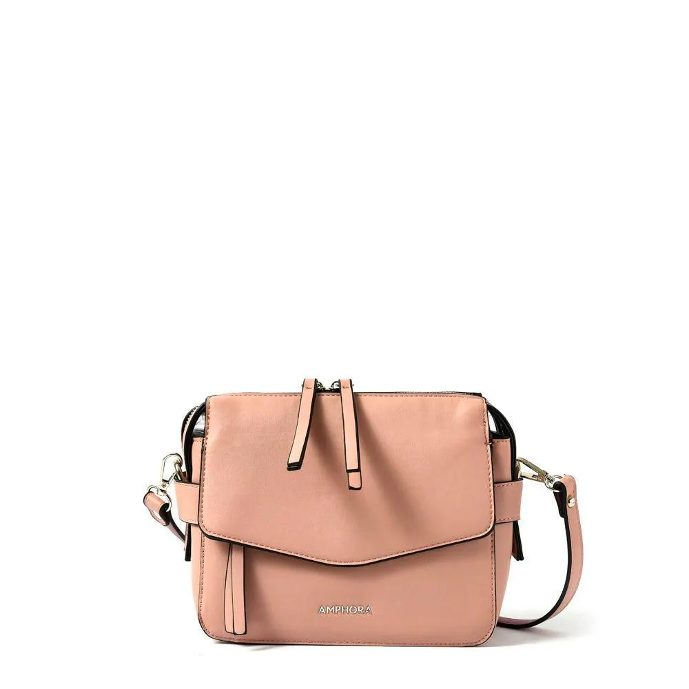 Celeci cartera bandolera rosado claro