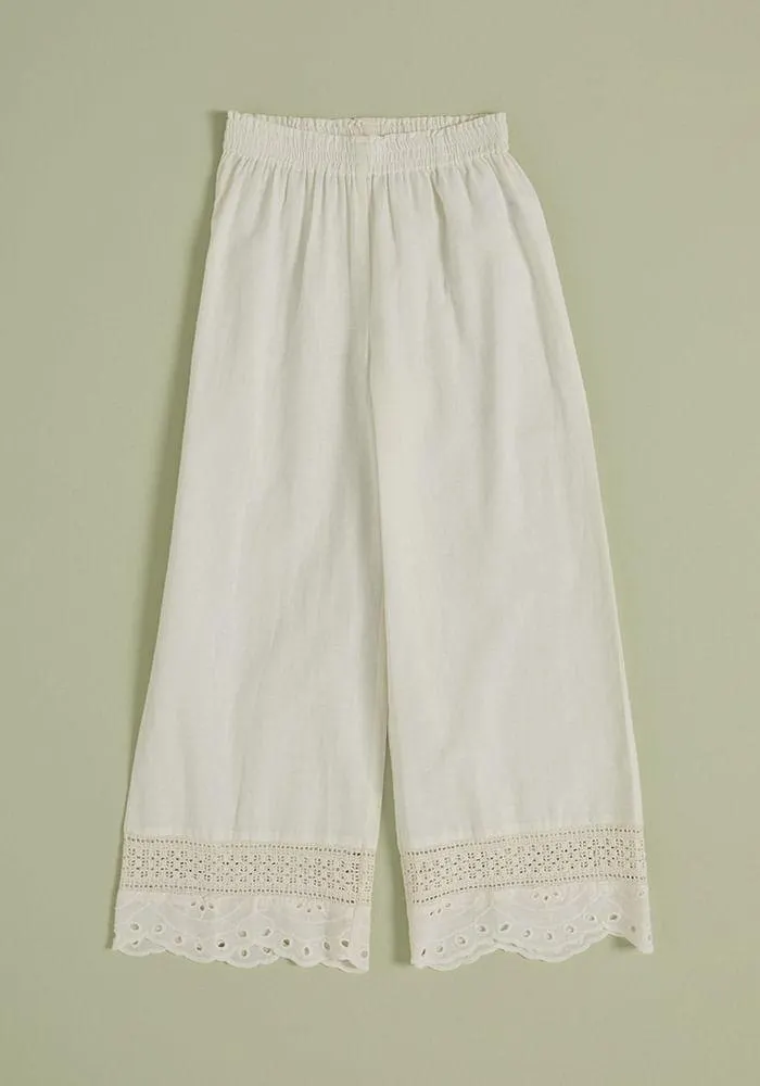 Pantalón Pantalón India basta con broderie