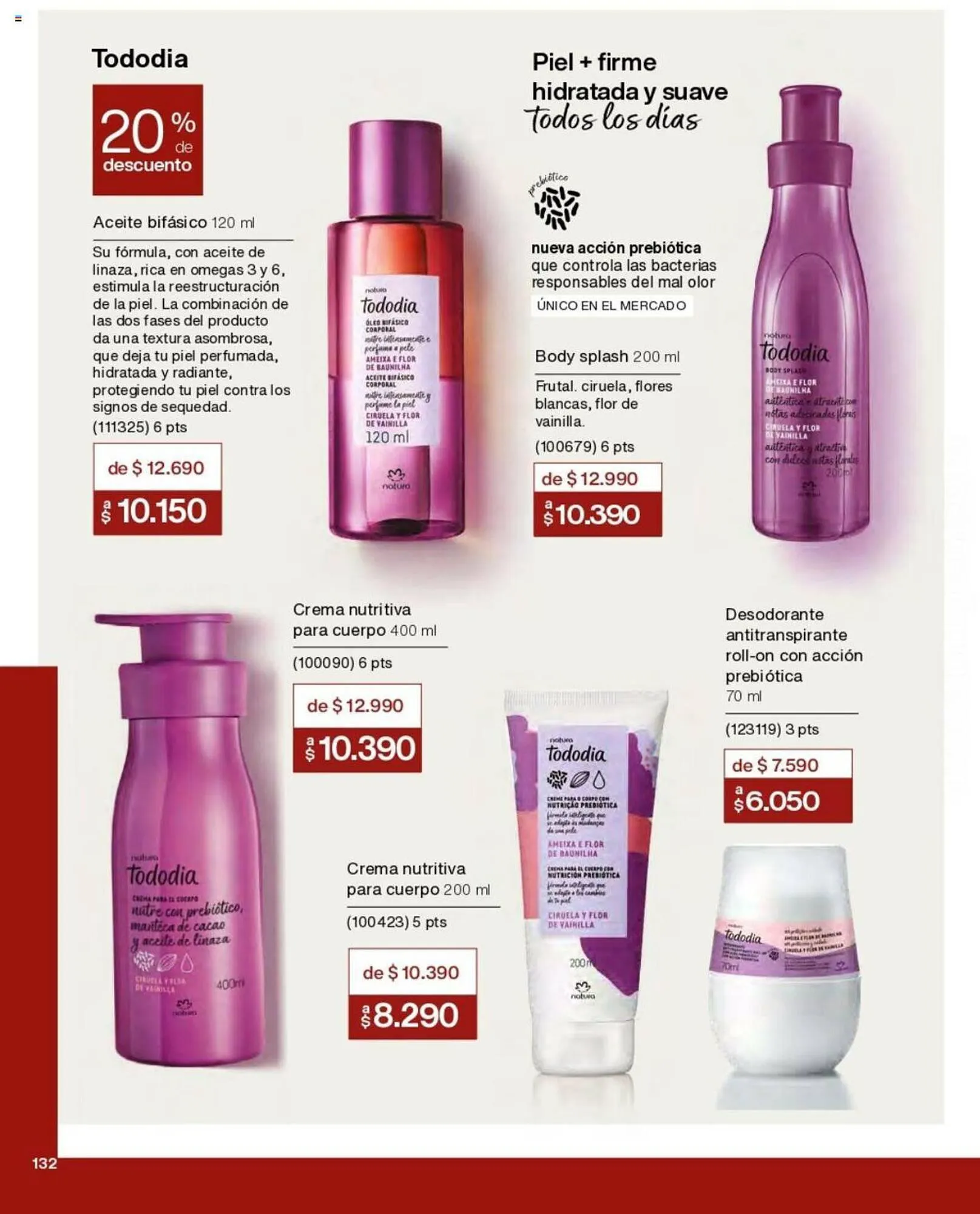 Catálogo de Catálogo Natura 1 de julio al 31 de octubre 2023 - Página 132