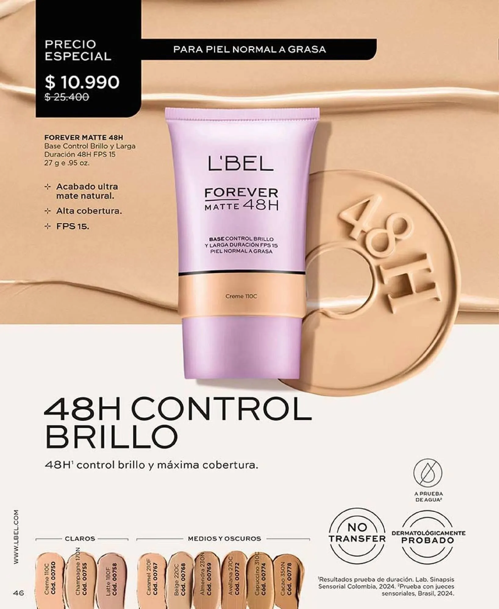 Catálogo de Catálogo L'Bel 10 de julio al 31 de diciembre 2025 - Página 46