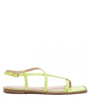 Sandalia Lorraine Verde Limon