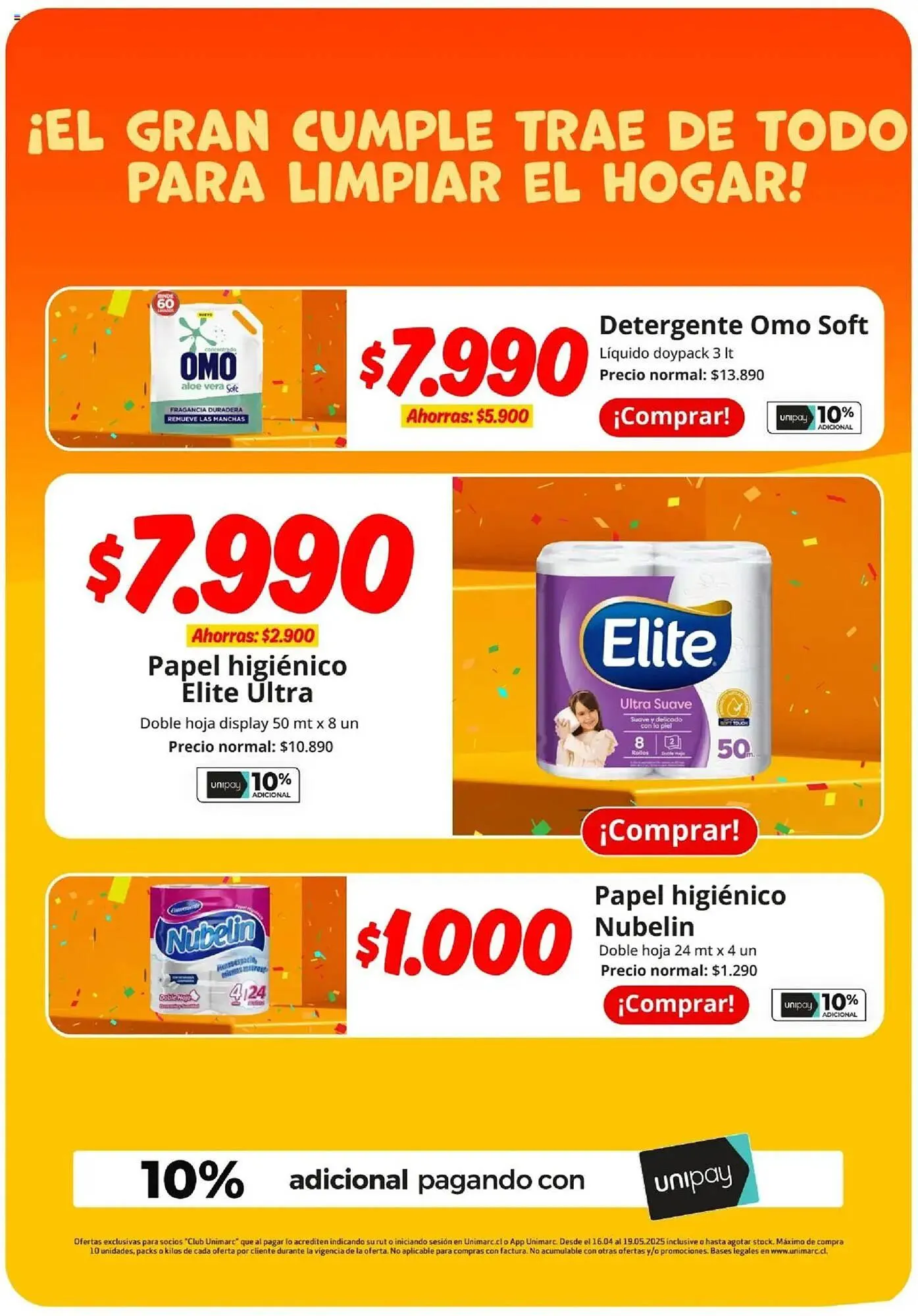 Catálogo de Catálogo Unimarc 16 de abril al 19 de mayo 2025 - Página 12