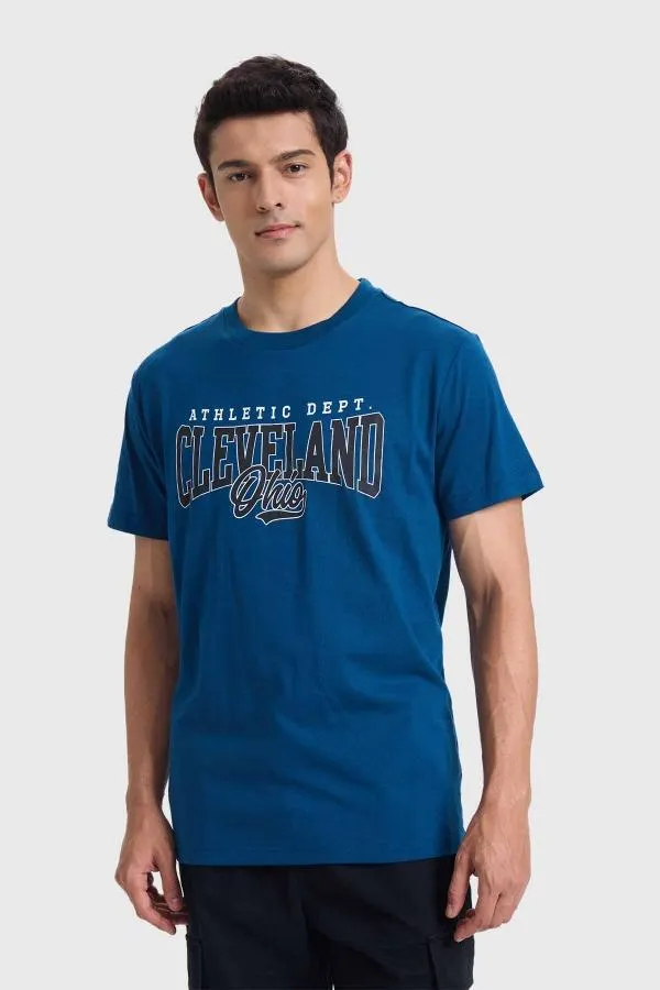 Polera hombre college blanco ii