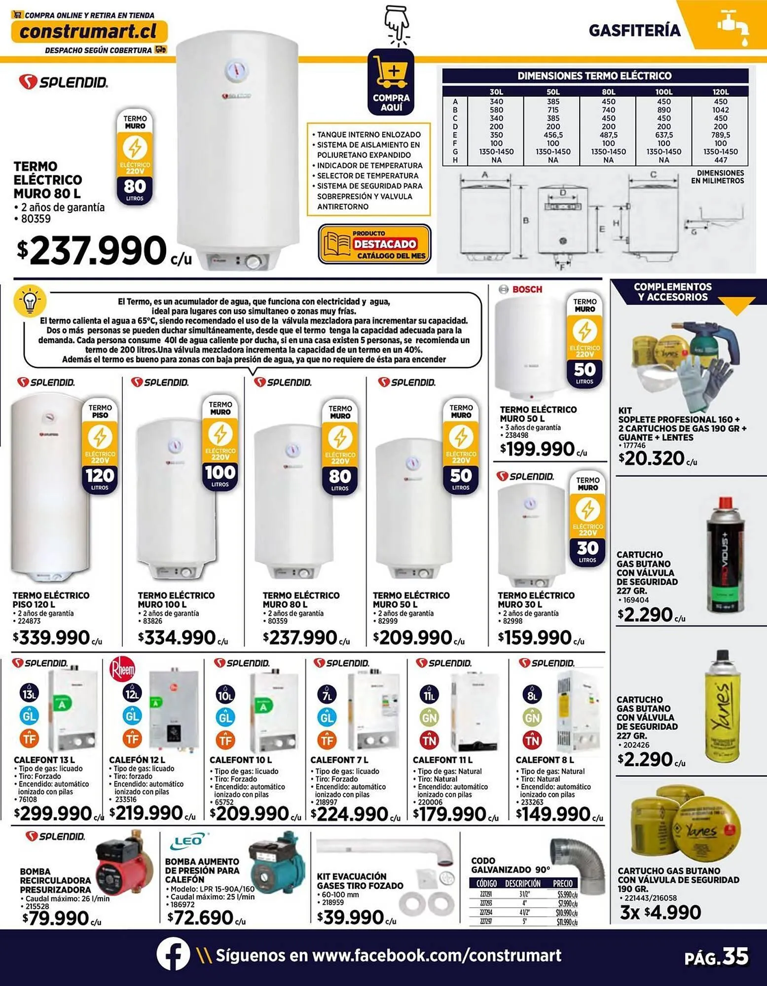 Catálogo de Catálogo Construmart 3 de abril al 28 de abril 2024 - Página 35