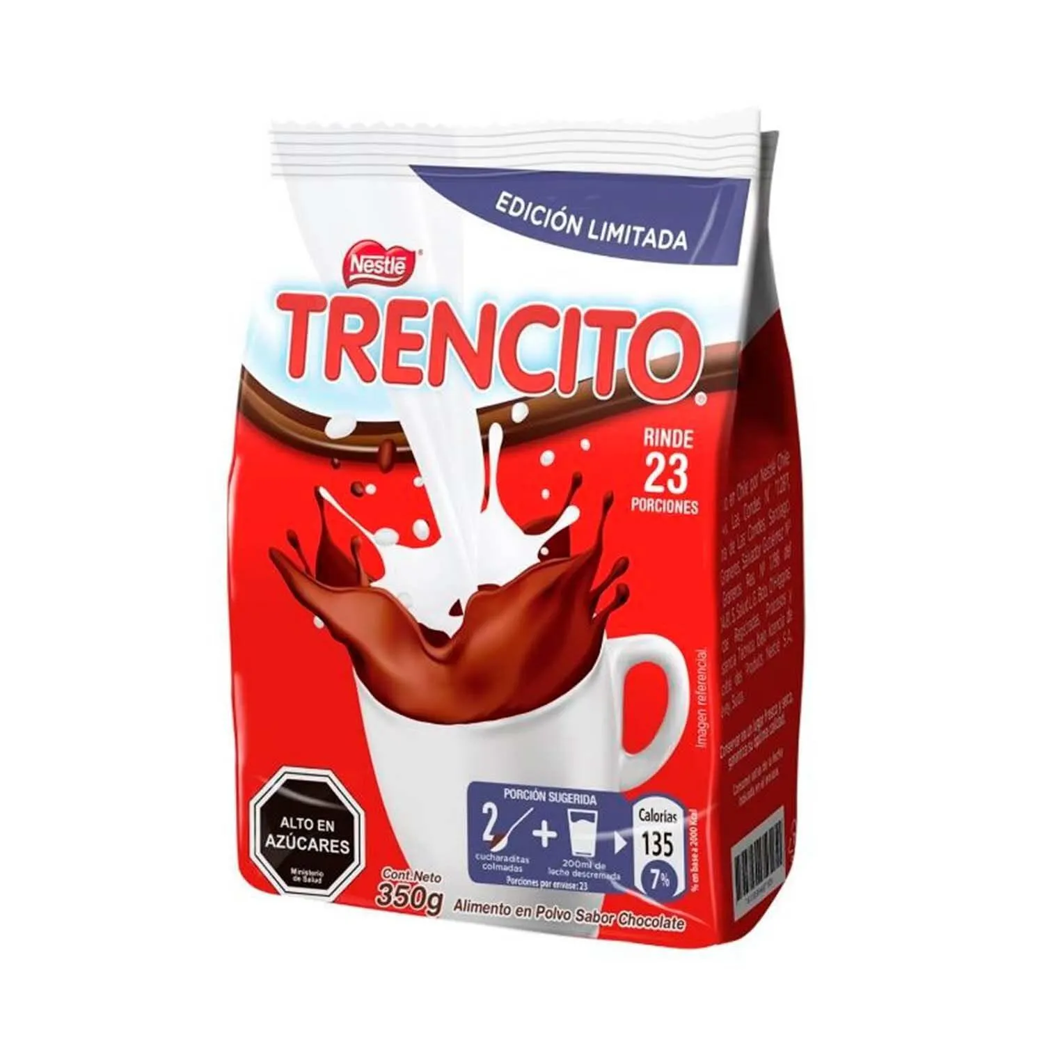 Saborizante Trencito en Polvo Sabor Chocolate, 350gr.
