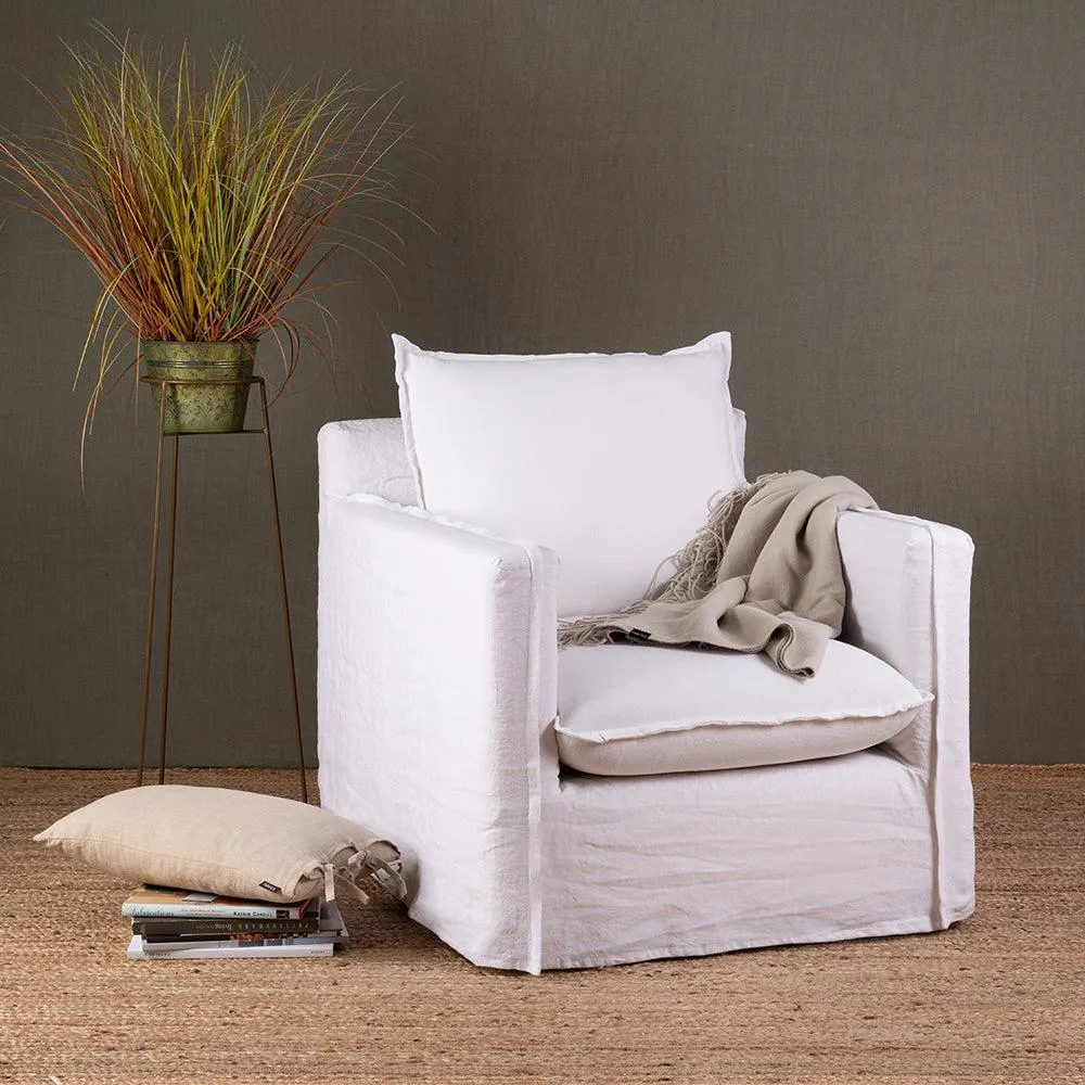 Sillón Dominga Lino Blanco