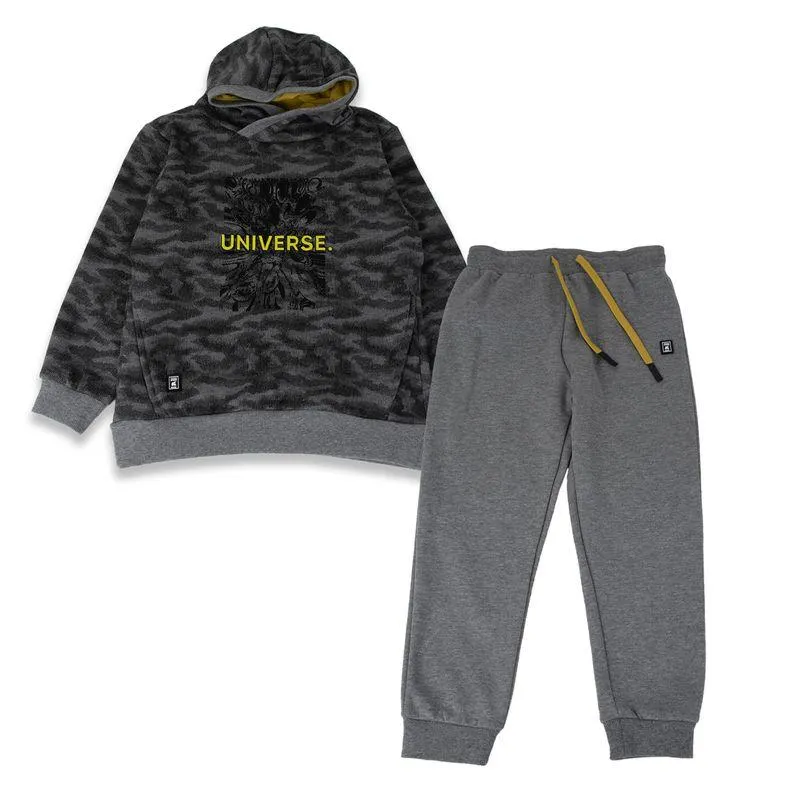 Buzo Niño Gris oscuro