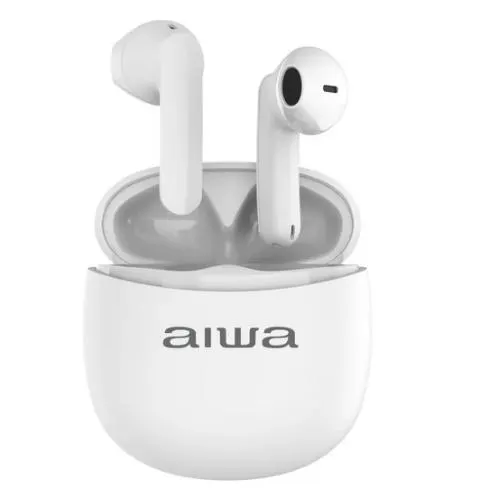 Audífonos Aiwa In-ear Blanco Bluetooth 5.0 AWTWSD5W