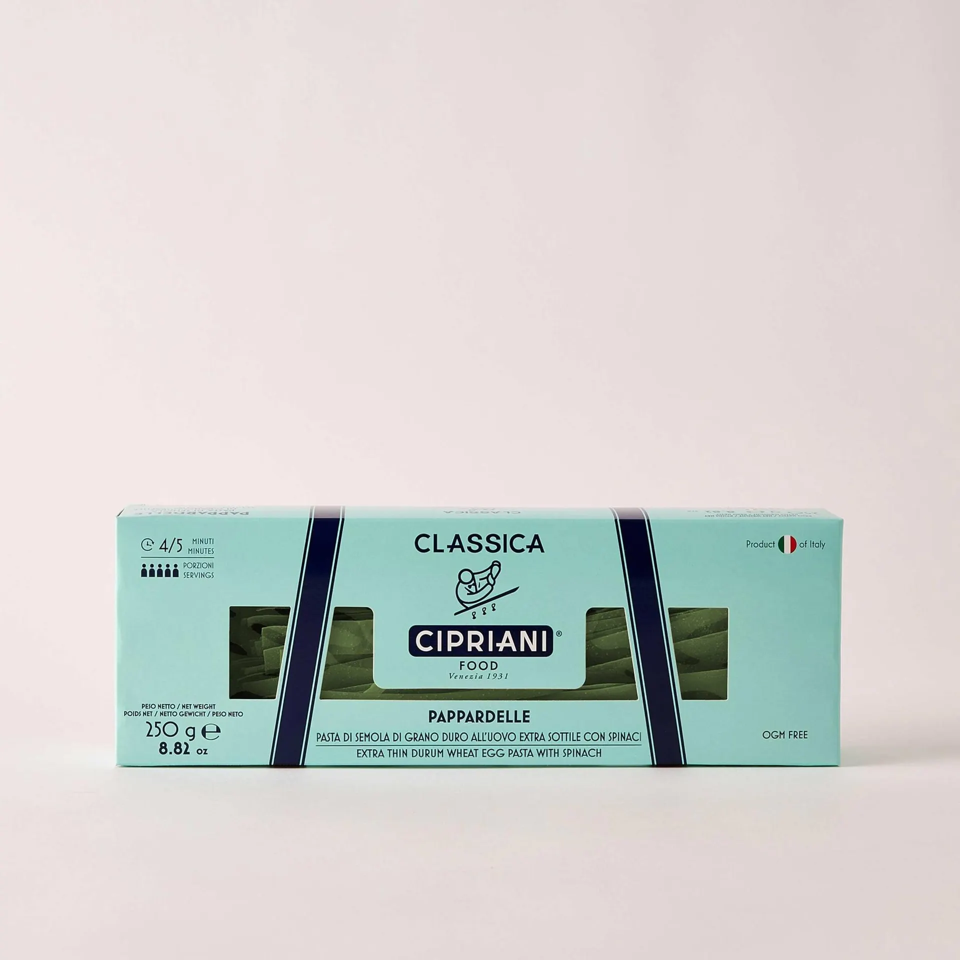 Pasta Pappardelle al Huevo y Espinaca 250 gr Cipriani