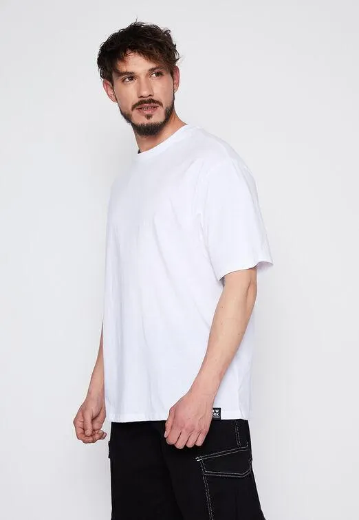 Polera Hombre Blanco Corto Family Shop