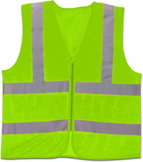 Chaleco Reflectante Malla Verde Neon