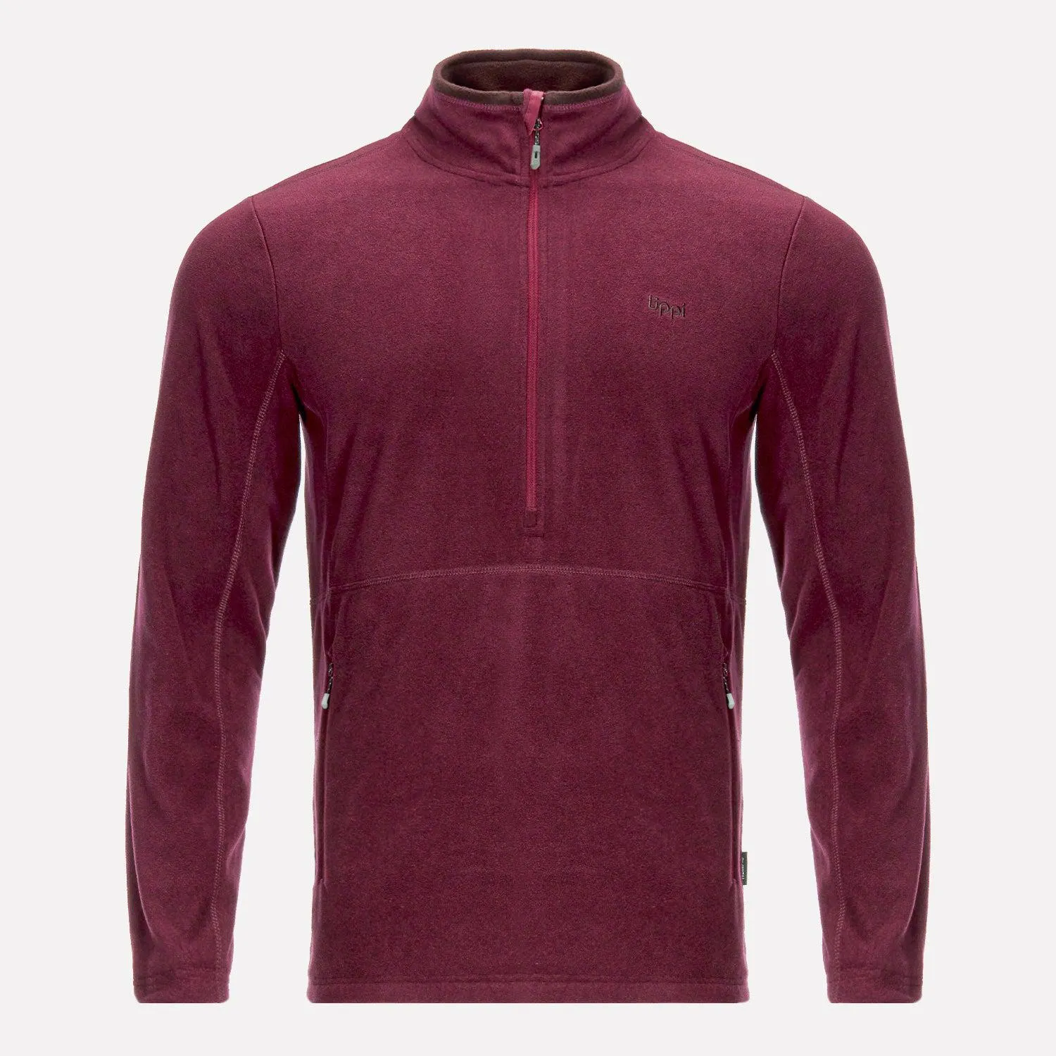 Poleron Hombre Lighter Nano-F 14 Zip Vino Lippi