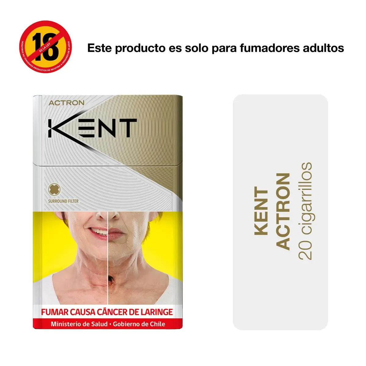 Cigarrillos Kent Actron 20 Un